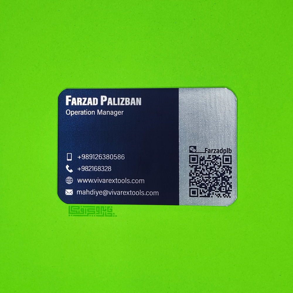 کارت ویزیت متالایز - تصویر 2