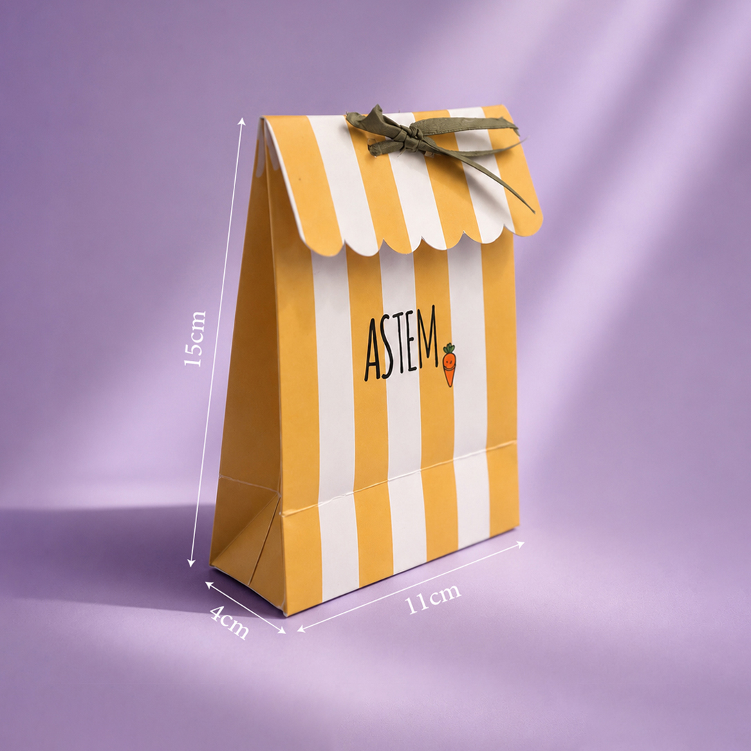 ساک مقوایی فانتزی 15 * 11 * 4 (CODE:HB1100)