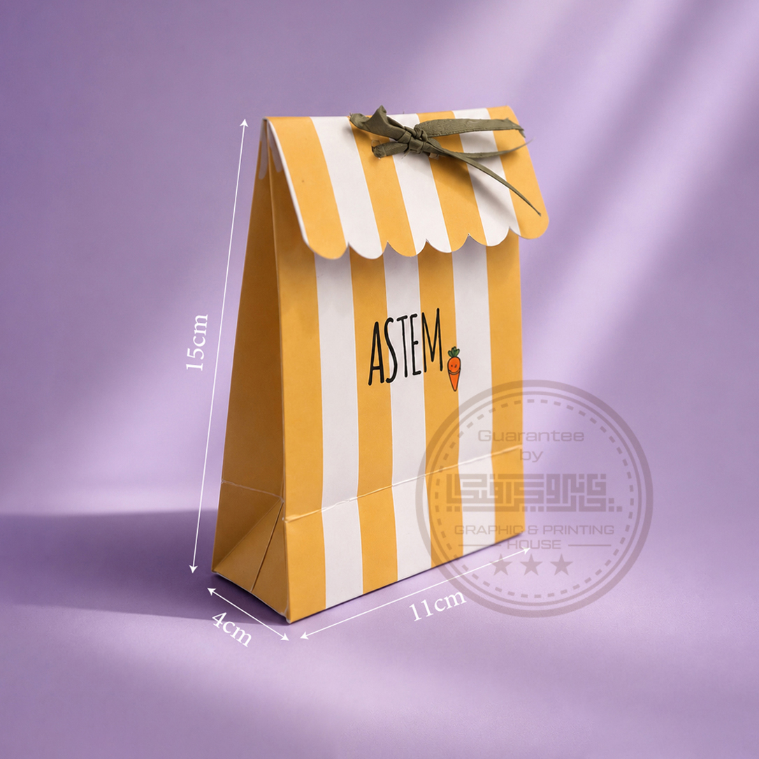 ساک مقوایی فانتزی 15 * 11 * 4 (CODE:HB1100)