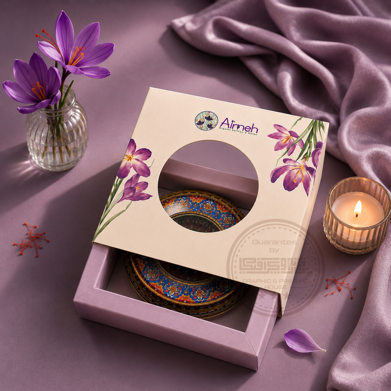 جعبه کشویی زعفران (TB1002)